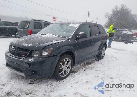 2017 Dodge Journey Gt Awd z USA, uszkodzony, nr VIN 3C4PDDEGXHT604069